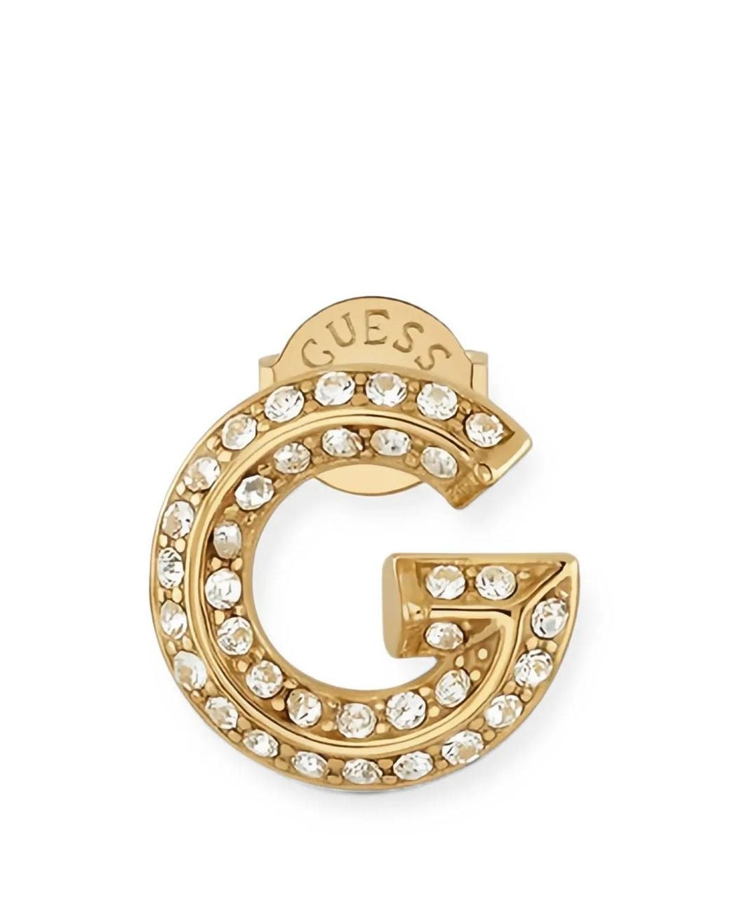 Guess Metallic G Crystal Earrings