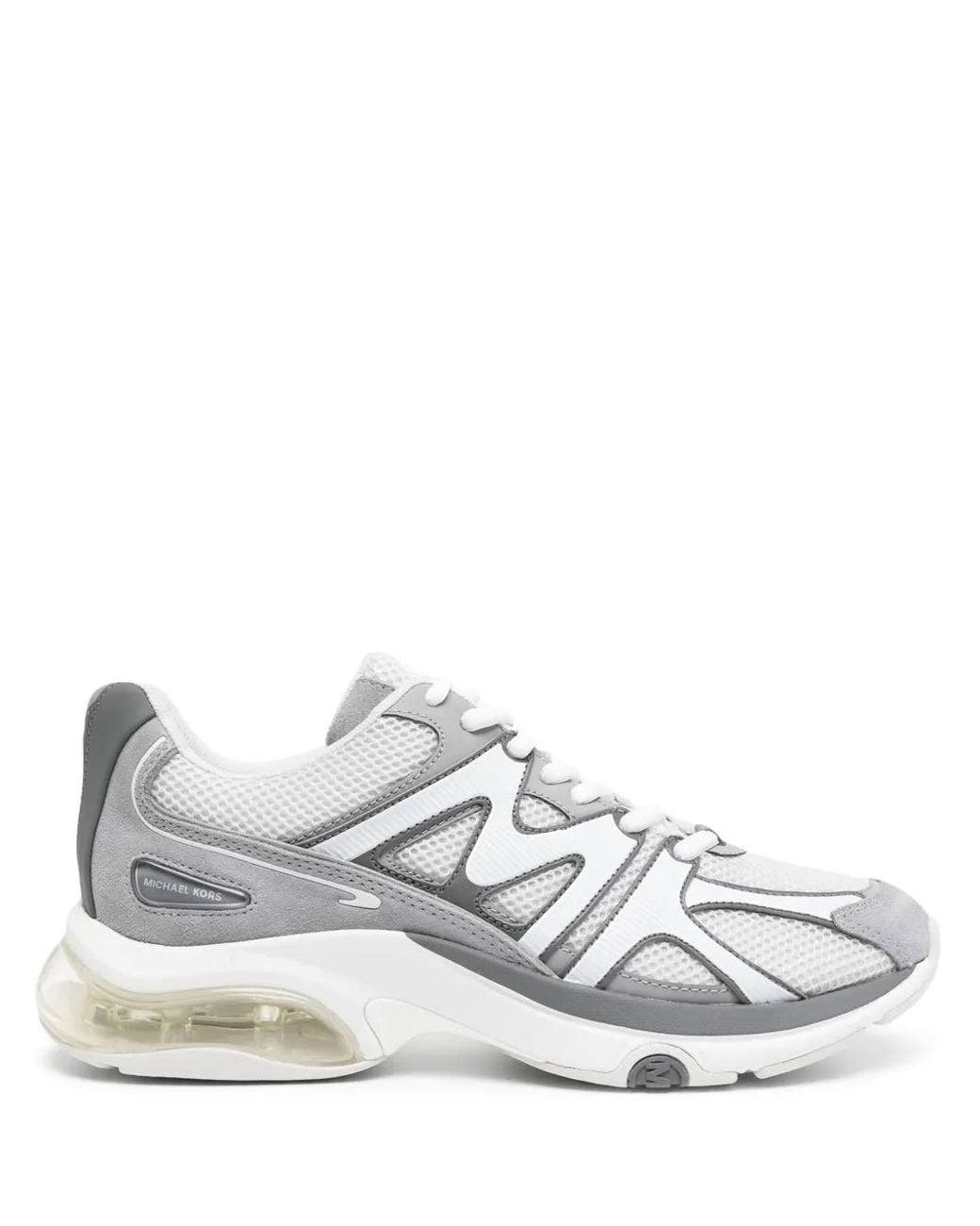 Michael Kors White Kit Extreme Panelled Sneakers for men
