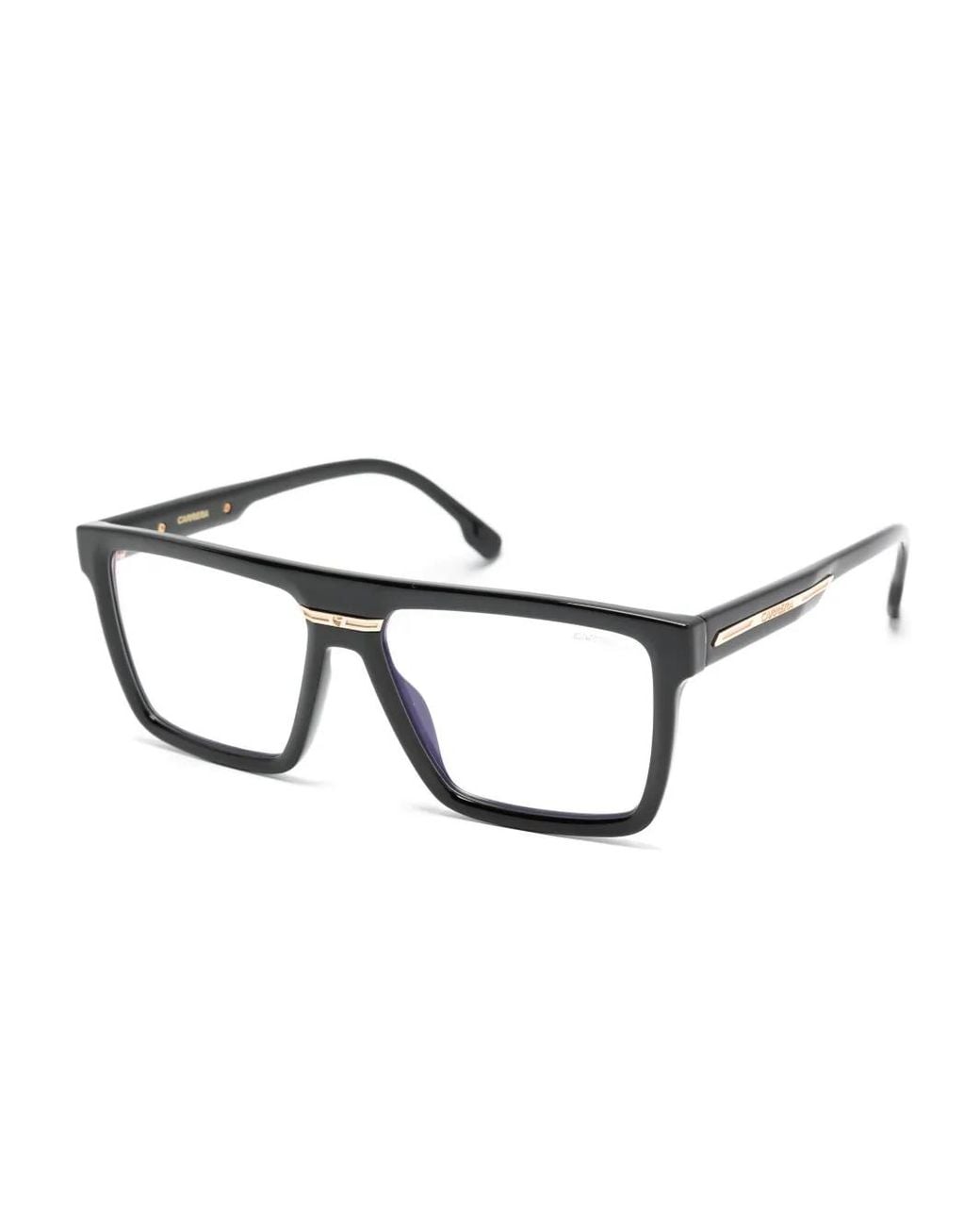 Carrera Black Rectangle-Frame Glasses for men