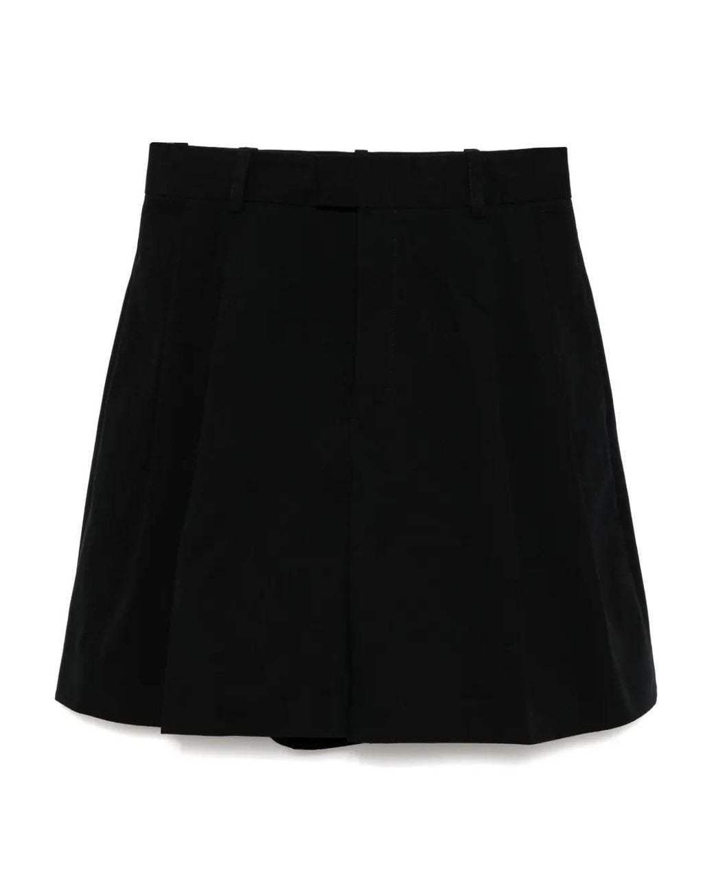 Jil Sander Black Cotton Shorts