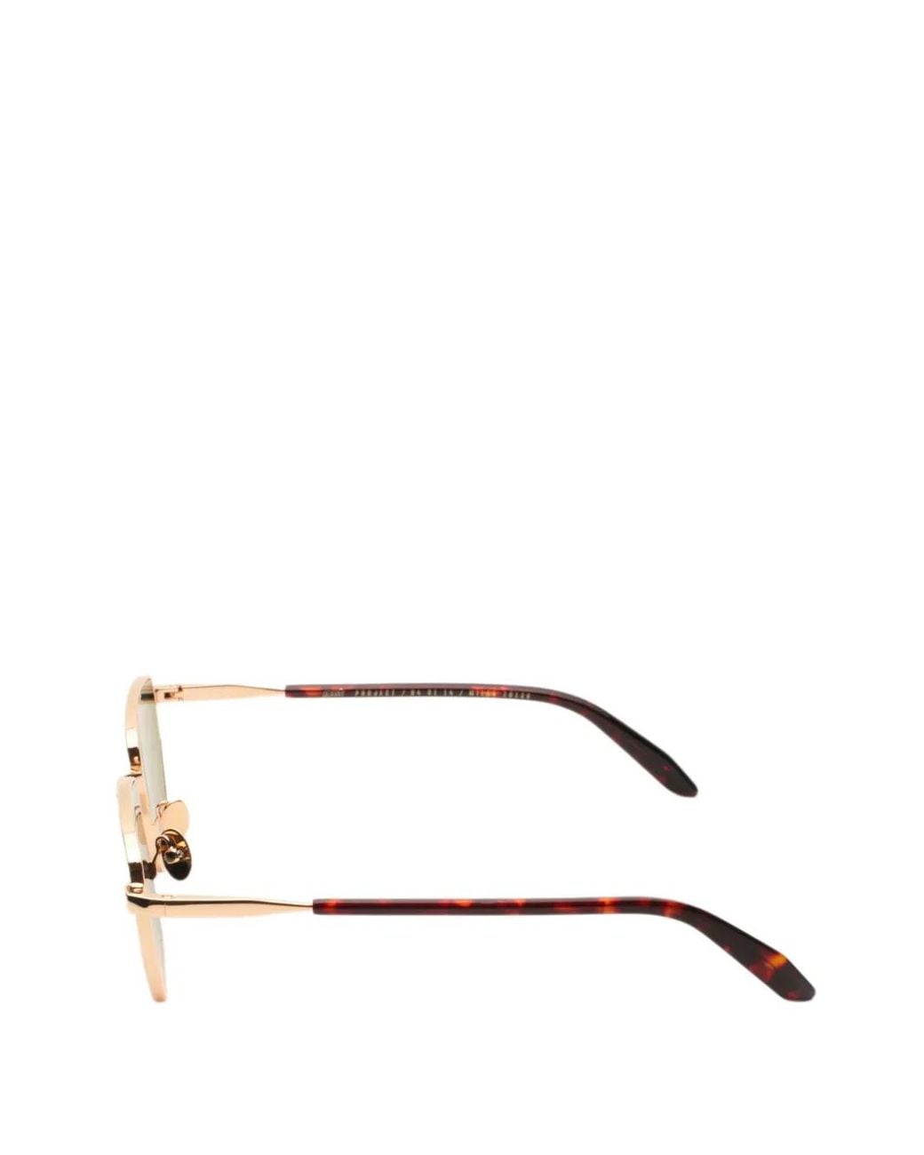 Gast Green Aether Geometric-Frame Sunglasses