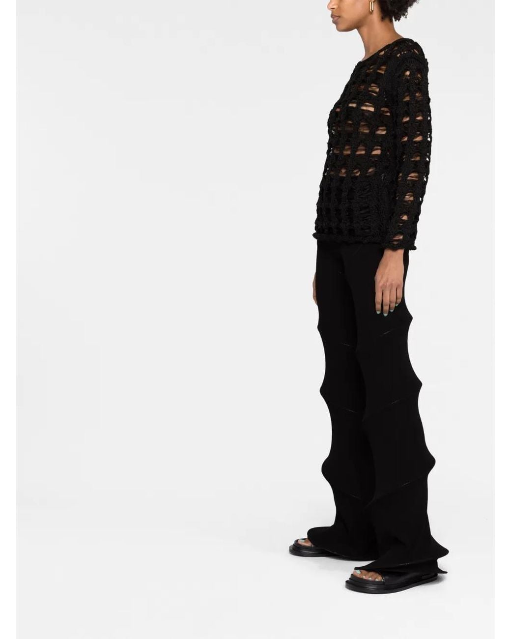 Comme des Garçons Black Printed Sweater