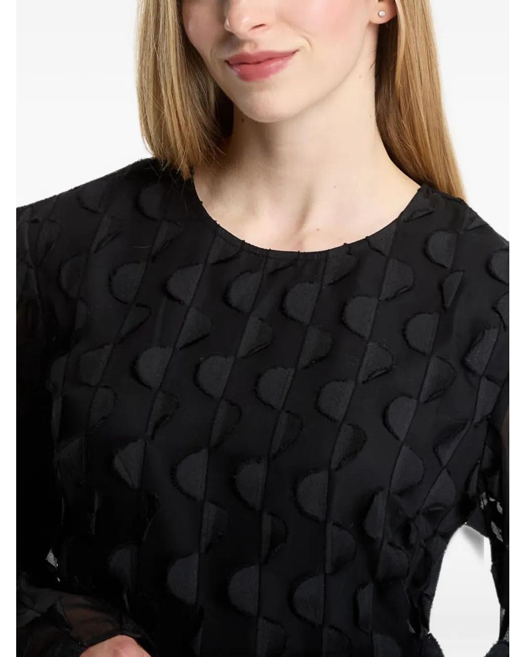 Samsøe & Samsøe Black Saclovers Long-Sleeve Mini Dress