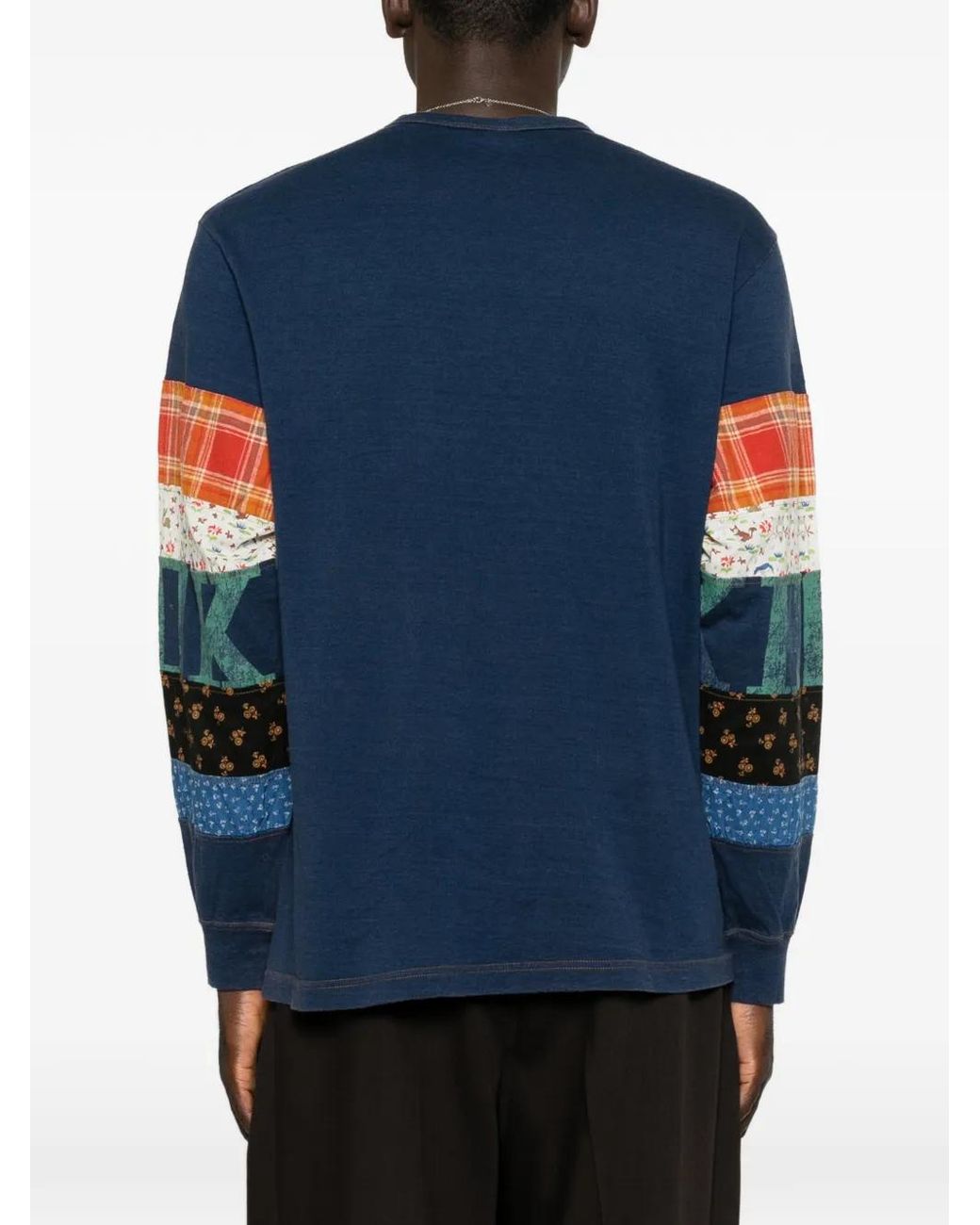 T-Shirt À Design Patchwork KHOKI pour homme en coloris Blue