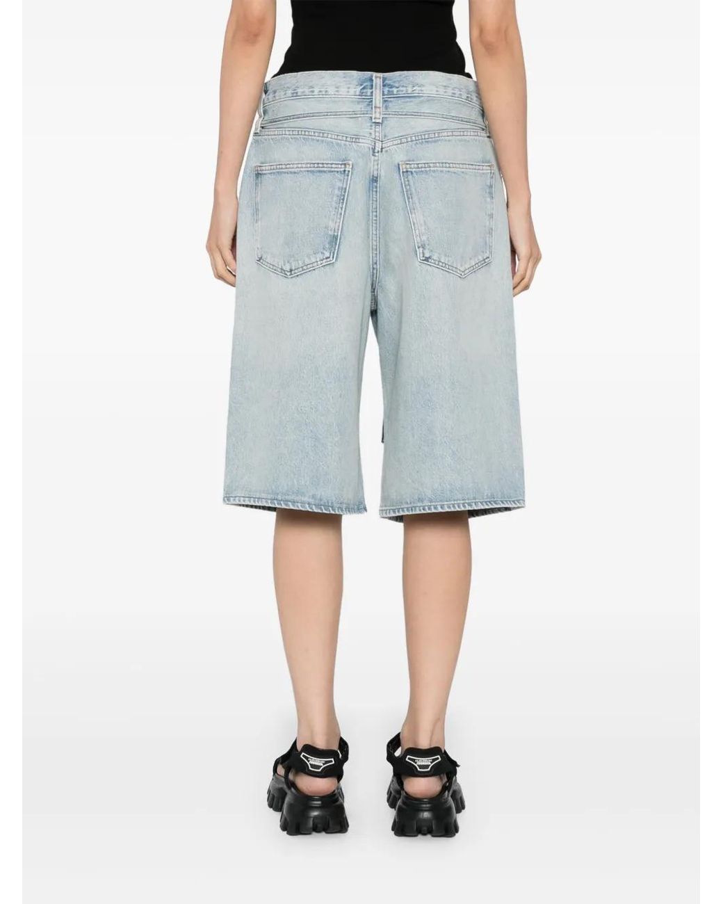 Agolde Blue Shorts