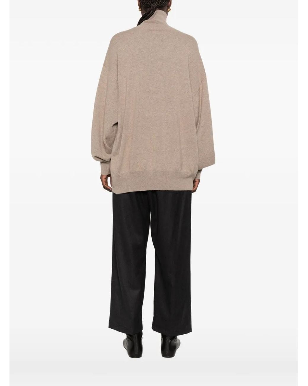 Sofie D'Hoore Natural Manuel Roll-Neck Sweater