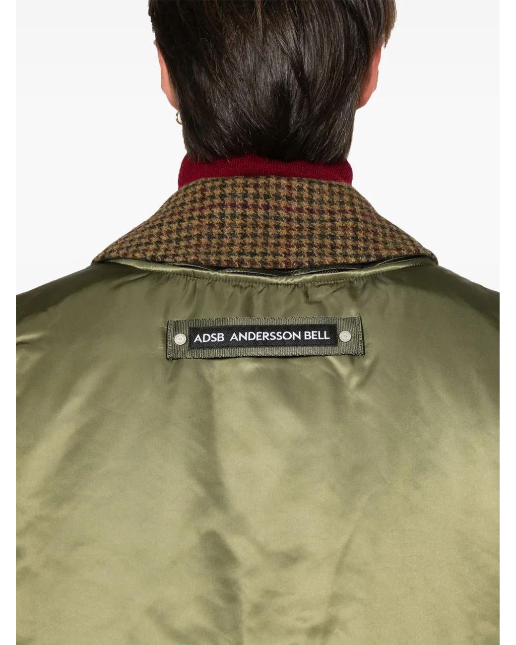 ANDERSSON BELL Green Layered Inside-Out Coat