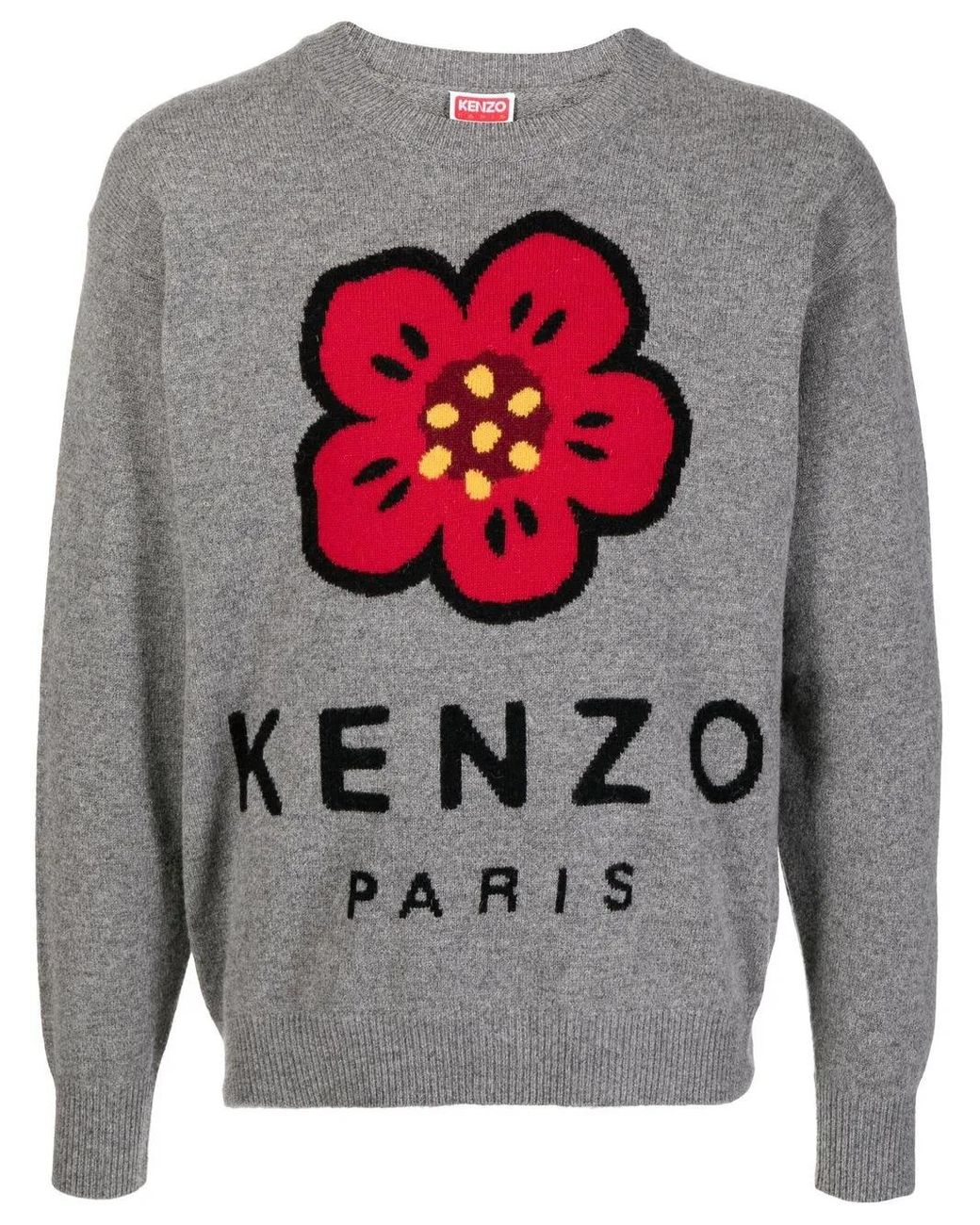 KENZO Gray Sweaters Grey for men