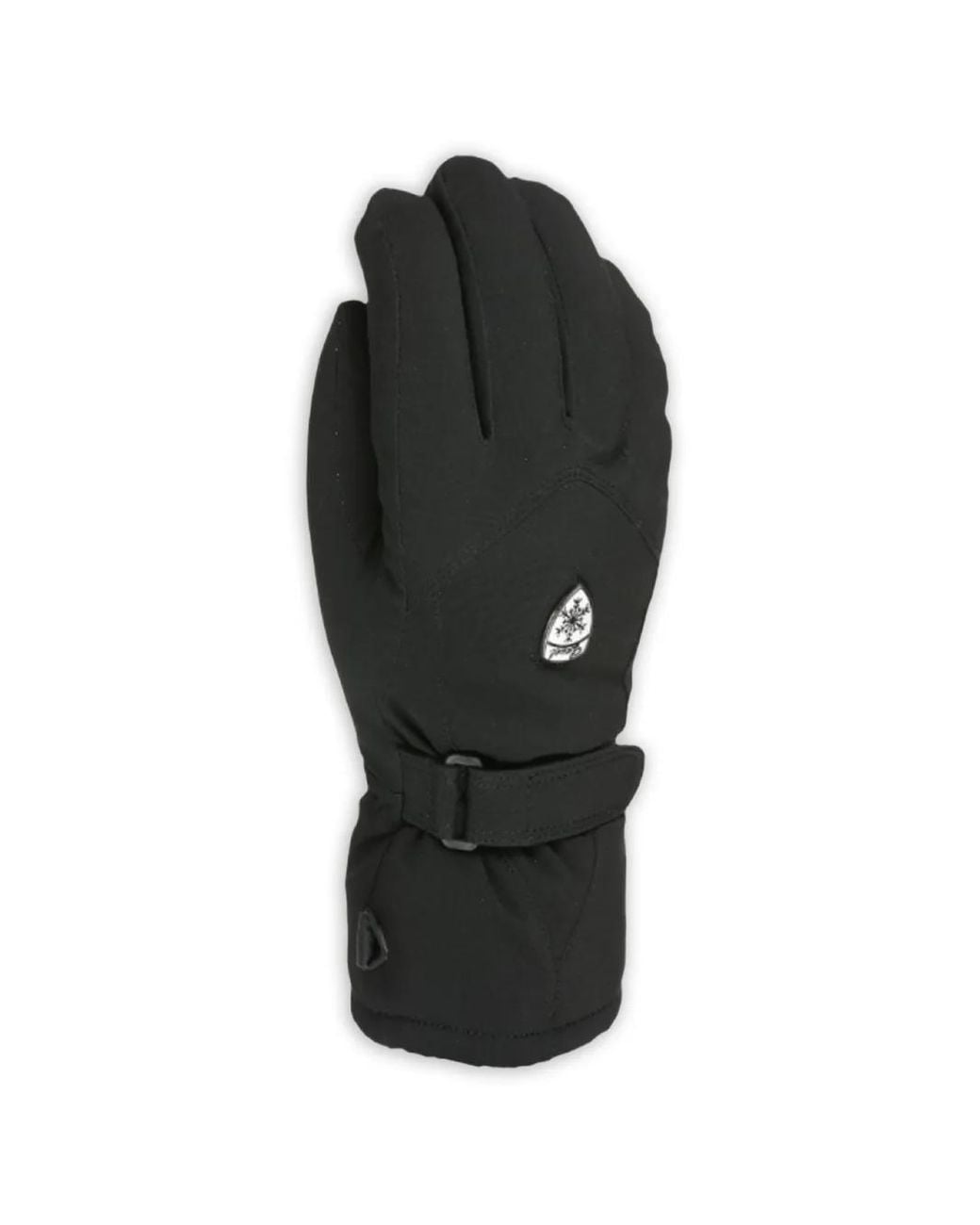 Level Black Buckle Gloves