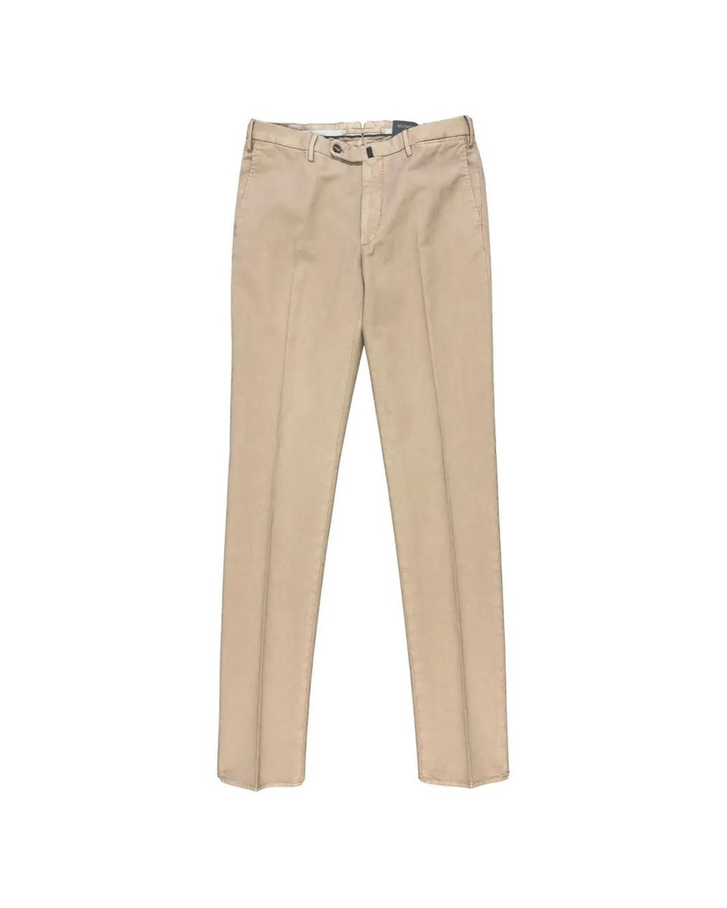 Incotex Natural Royal Batavia Brushed Cotton Trousers for men