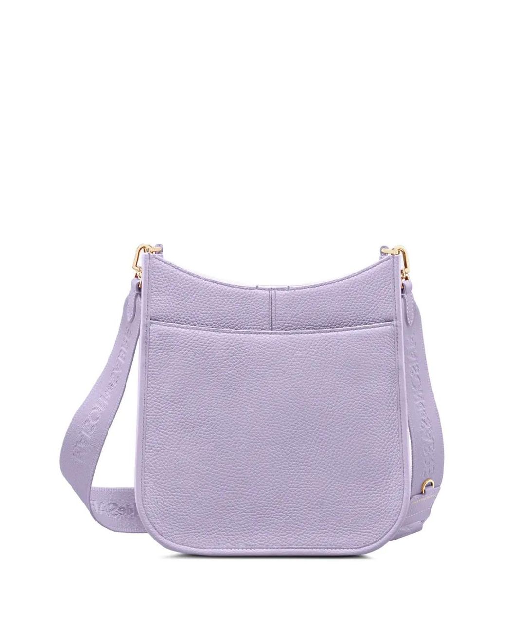 Maison De Sabre Purple Saddle Leather Crossbody Bag