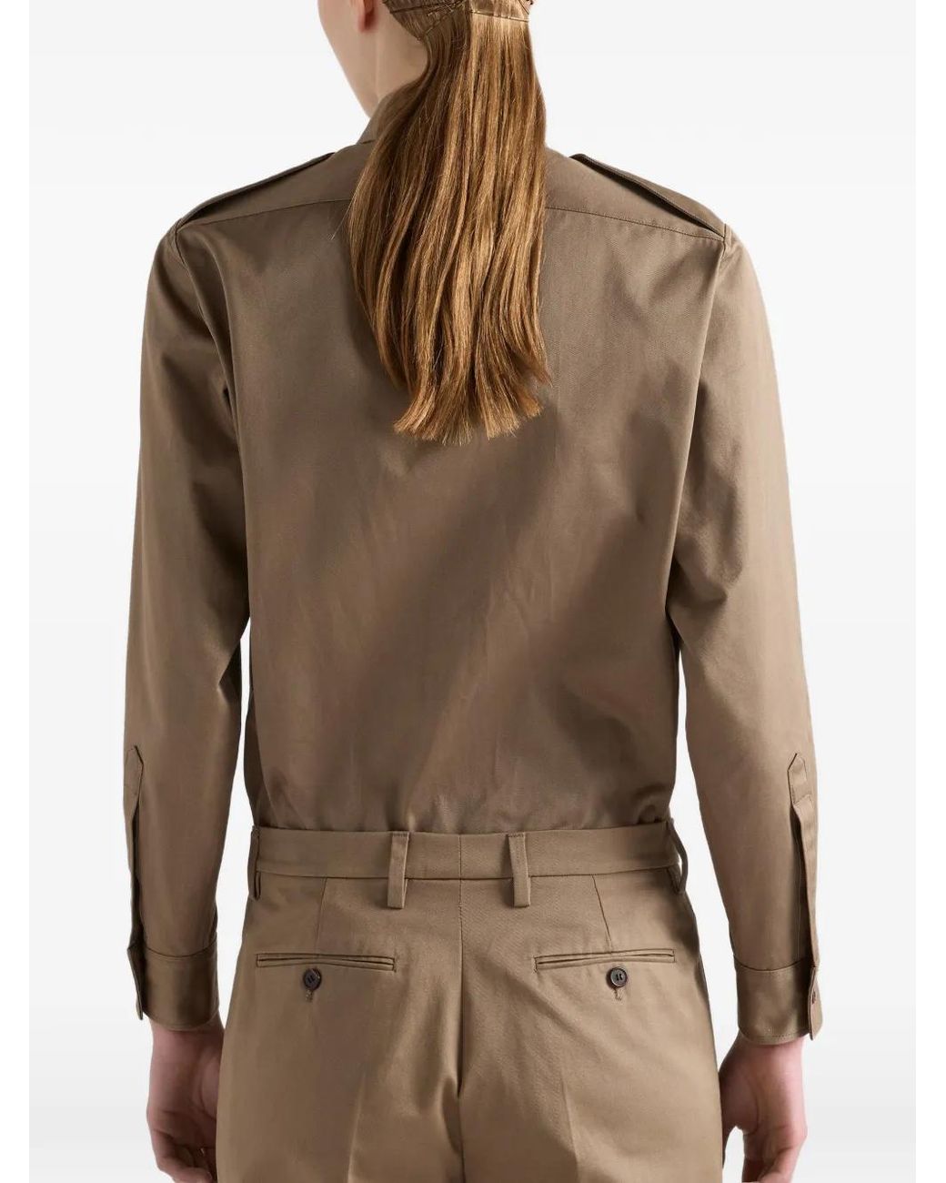 Prada Natural Chino Shirt