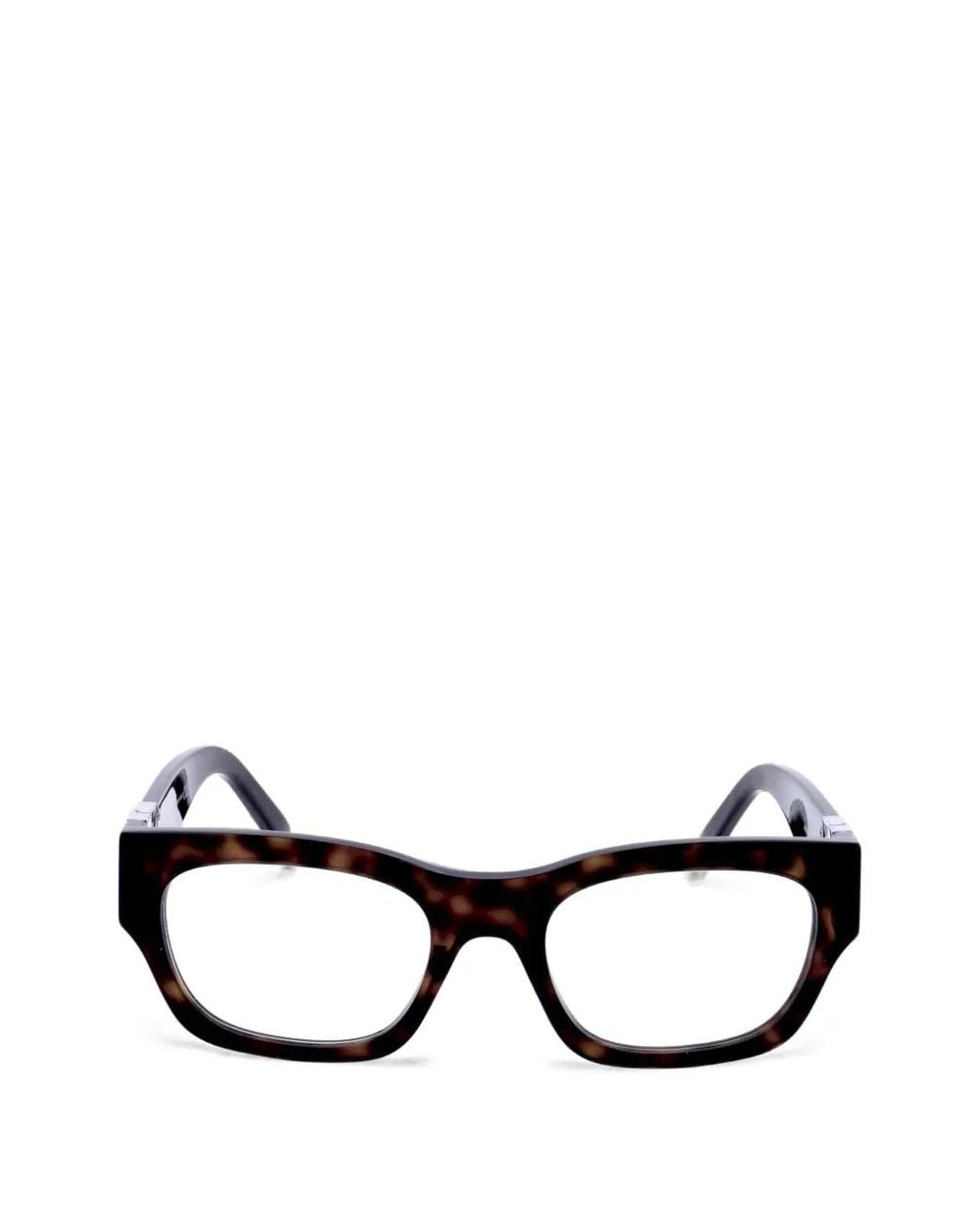 Givenchy Black Rectangle-Frame Glasses