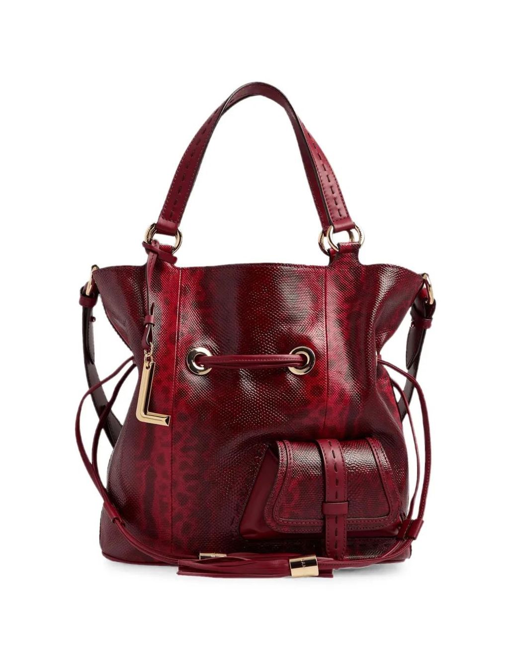 Lancel Red Sac Seau Premier Flirt Médium