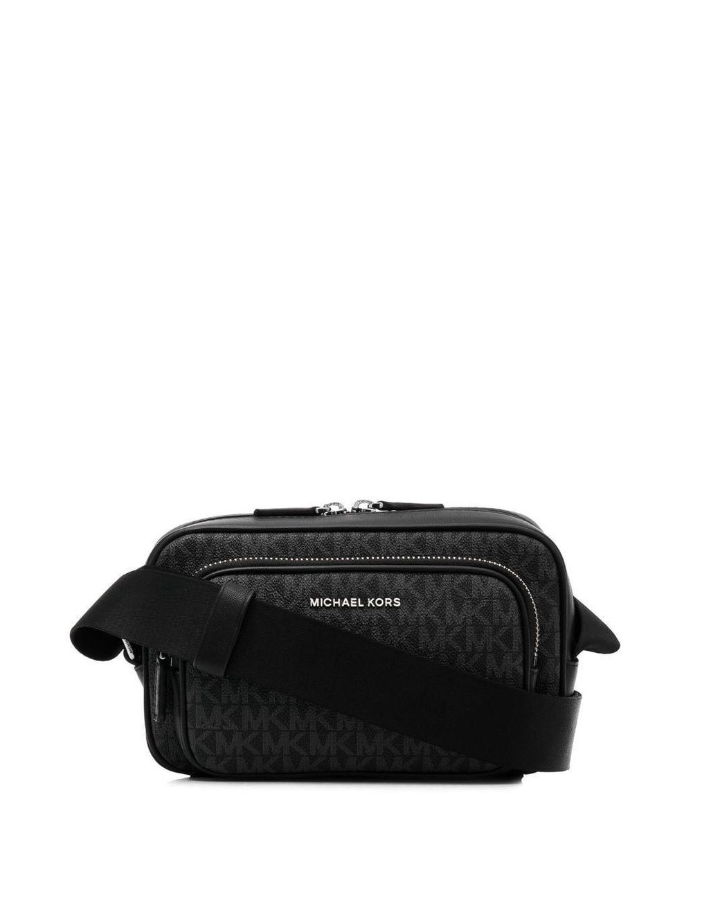 Michael Kors Hudson Logoprint Messenger Bag in Black for Men Lyst