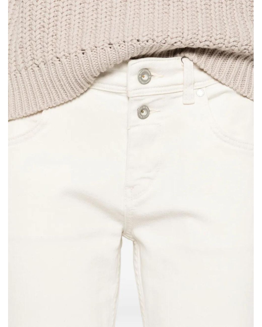 Marc O' Polo White Two-Button Trousers