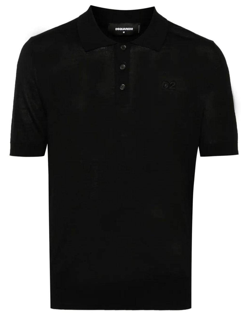 DSquared² Black Polo Shirts for men