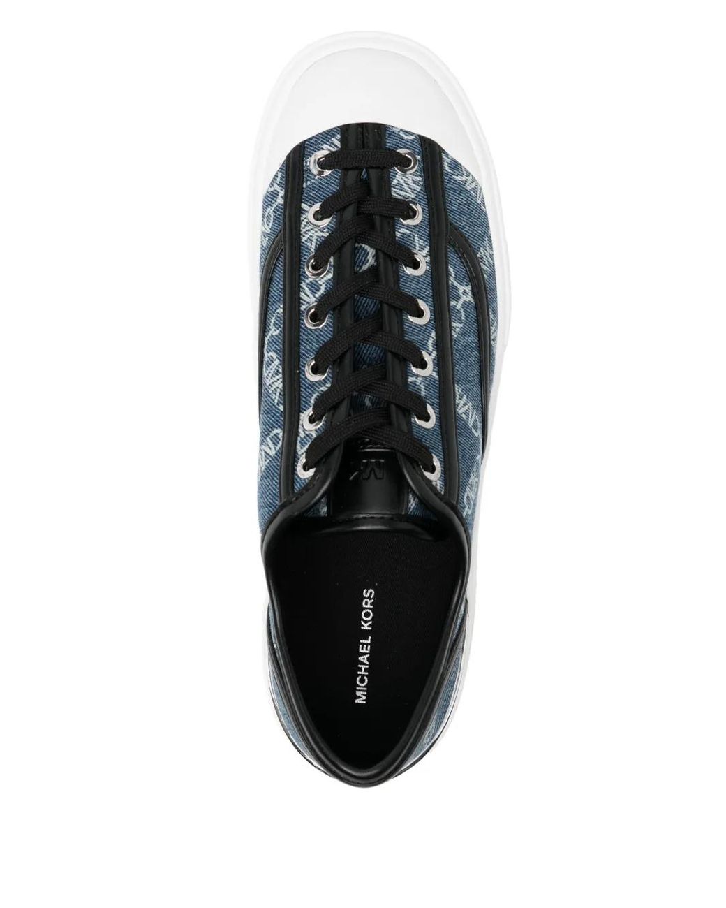 Michael Kors Blue Jude Denim Sneakers for men