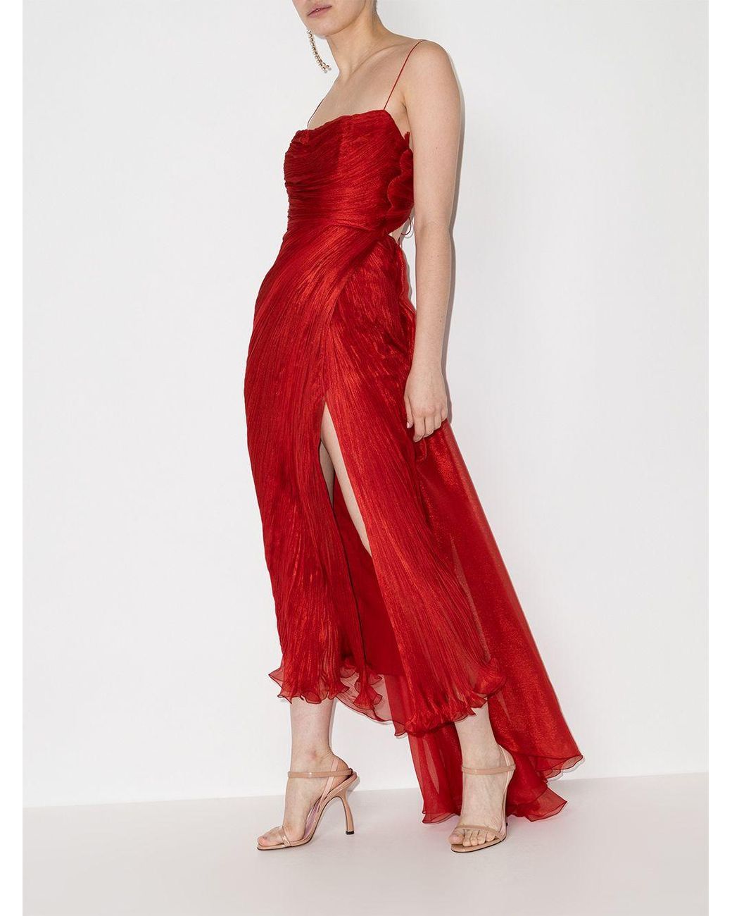 maria lucia hohan siona draped silk dress Maria lLucia Hohan gown, Silk Siona Gown
