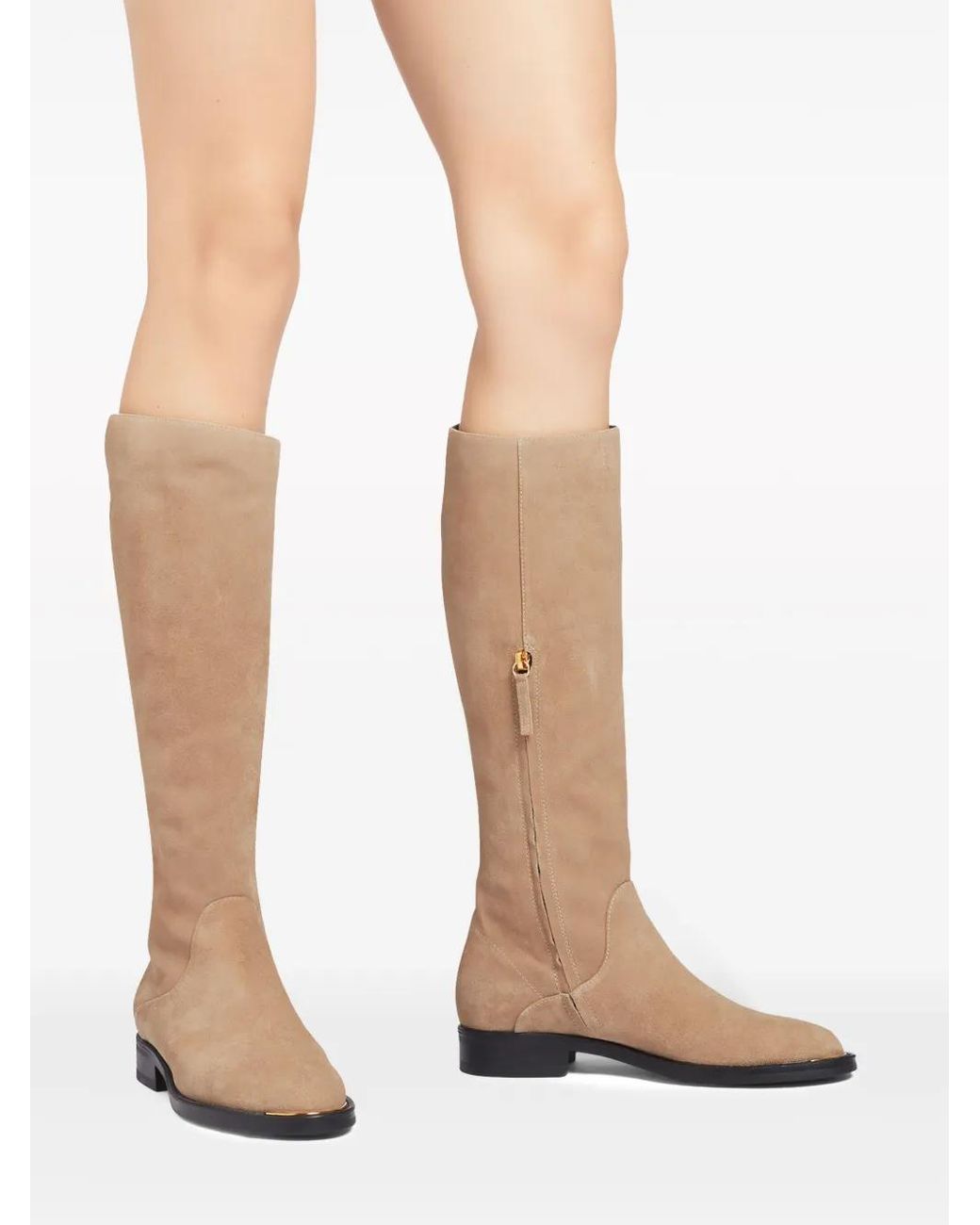 Giuseppe Zanotti White Nelle Suede Boots