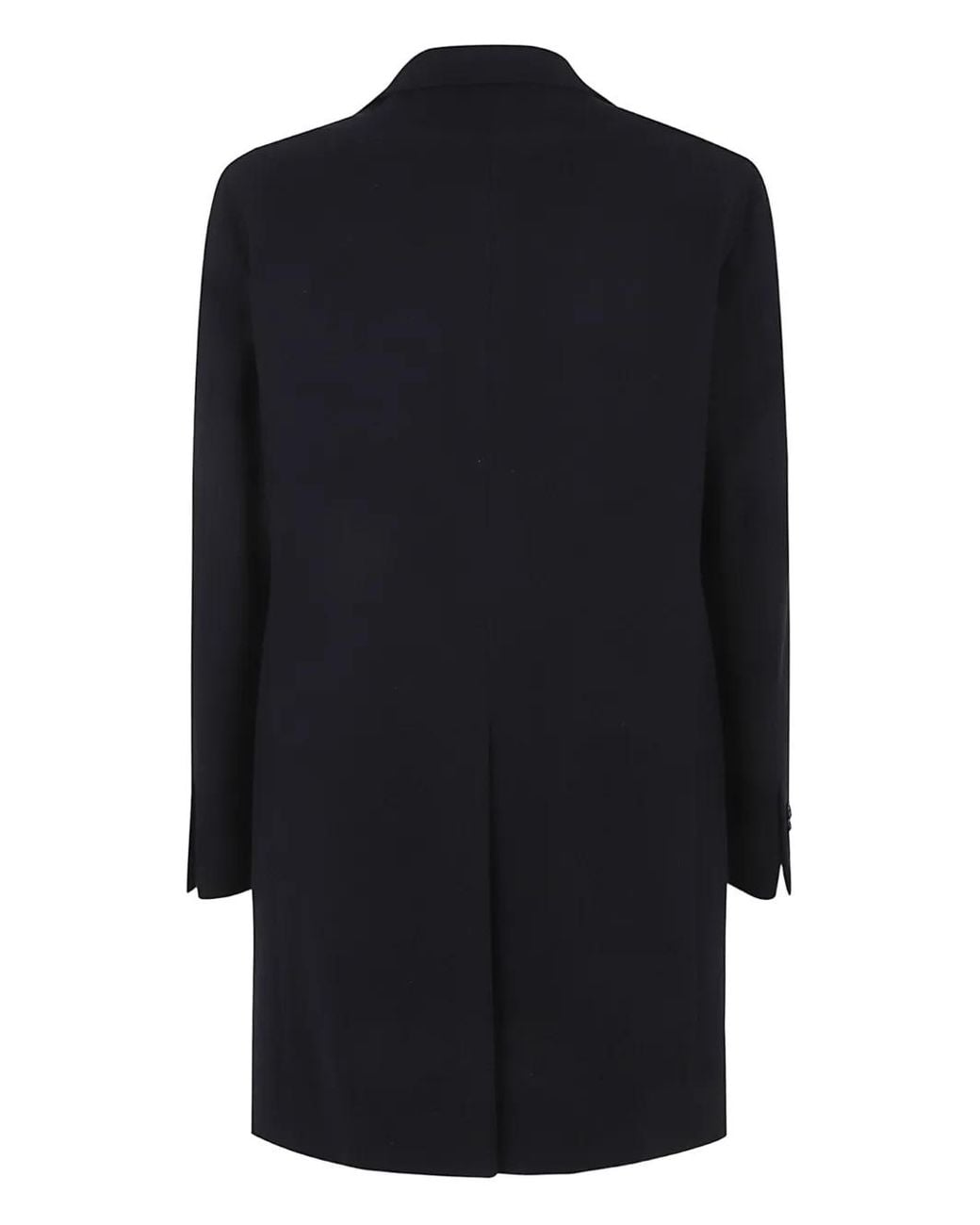 Tagliatore Blue Single-Breasted Coat for men
