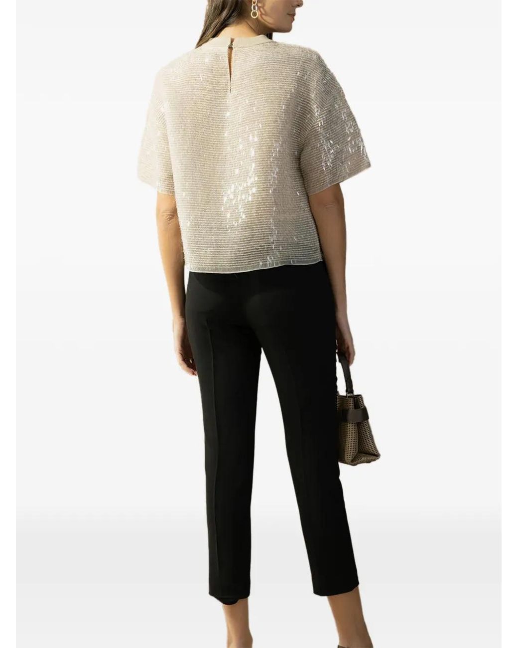 Brunello Cucinelli White Blouse