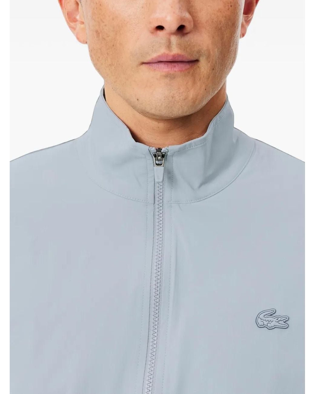 Lacoste Blue Stretch Commuter Track Jacket for men