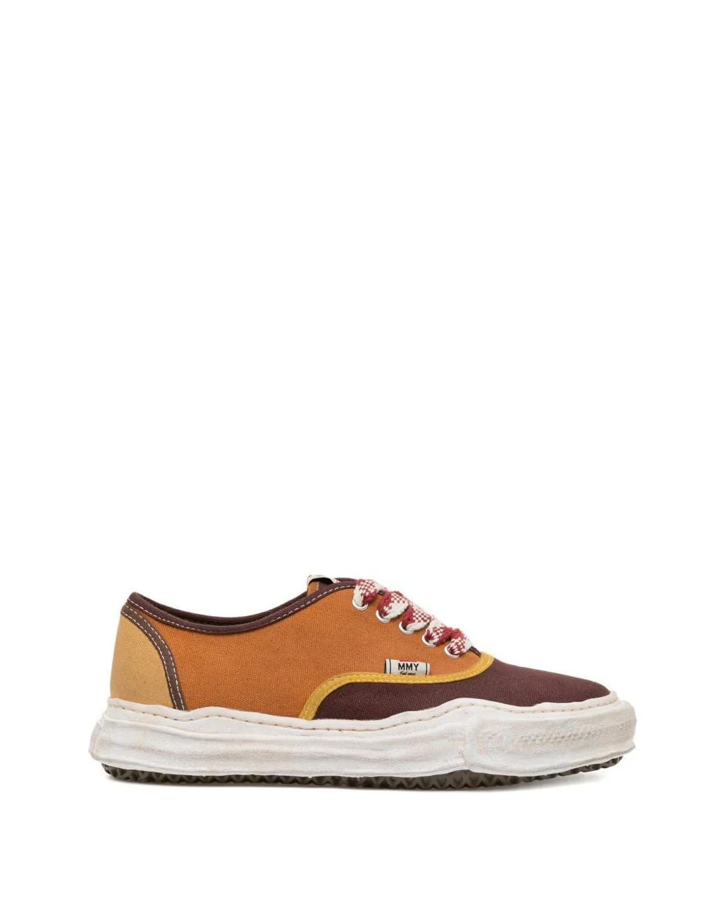 Maison Mihara Yasuhiro White Baker Og Sole Canvas Low-Top Sneakers for men