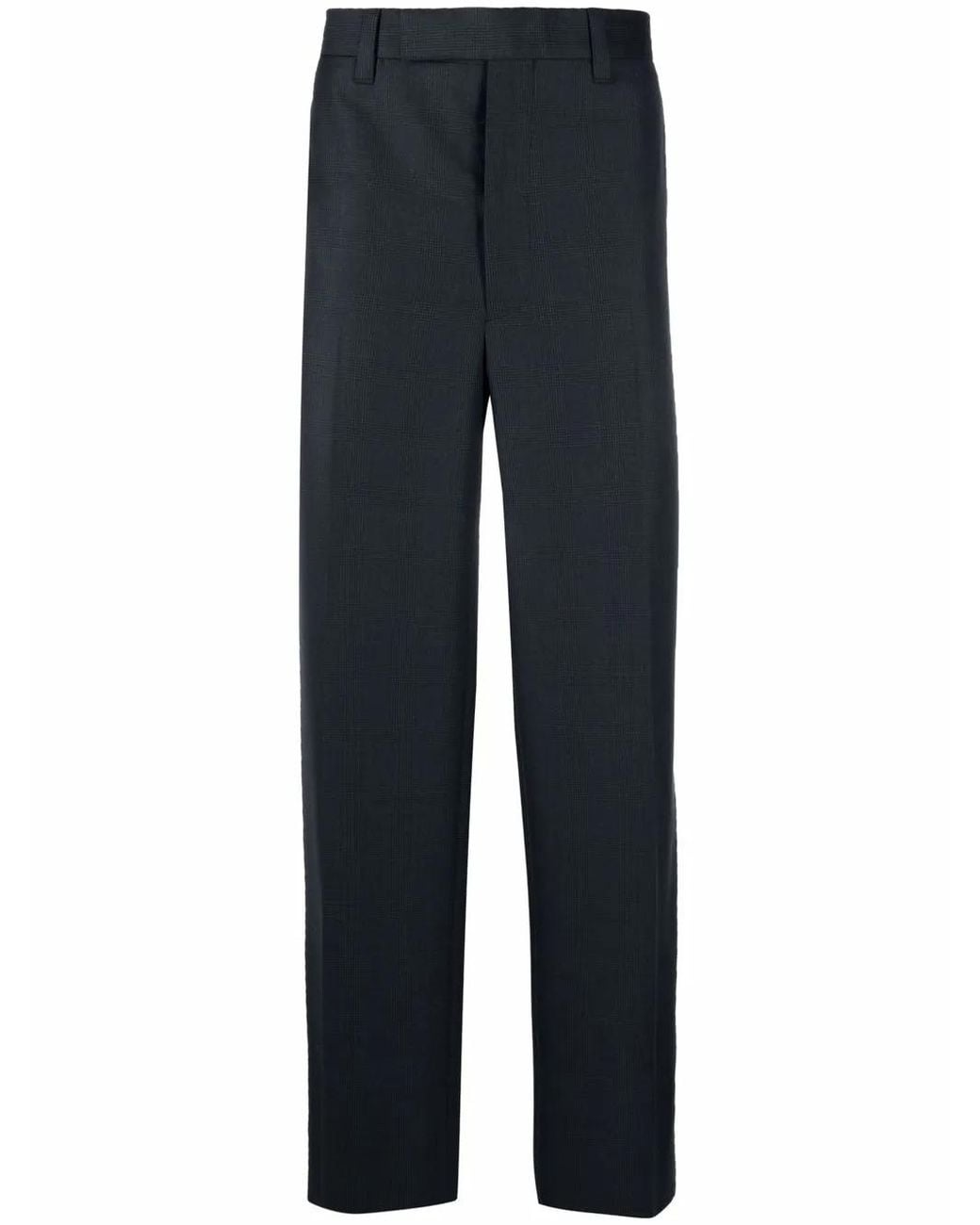 Prada Geruite Broek in het Blue voor heren