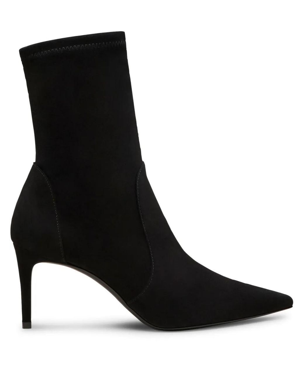 Stuart Weitzman Black Stuart Power Stiefel 75Mm