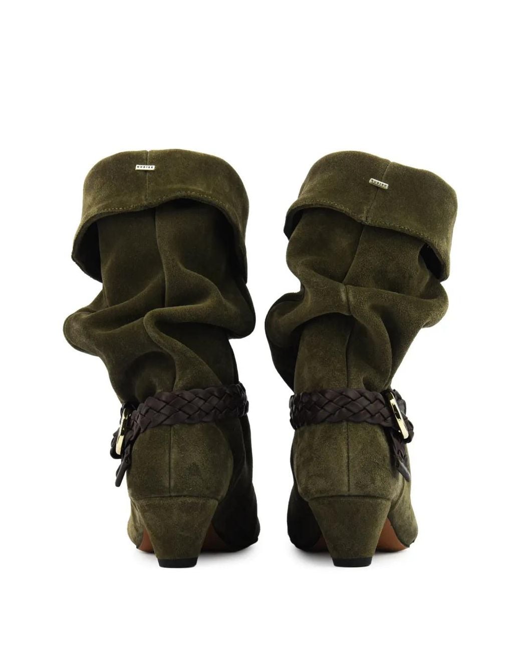 Nubikk Green Sally Lynn Suede Ankle Boots