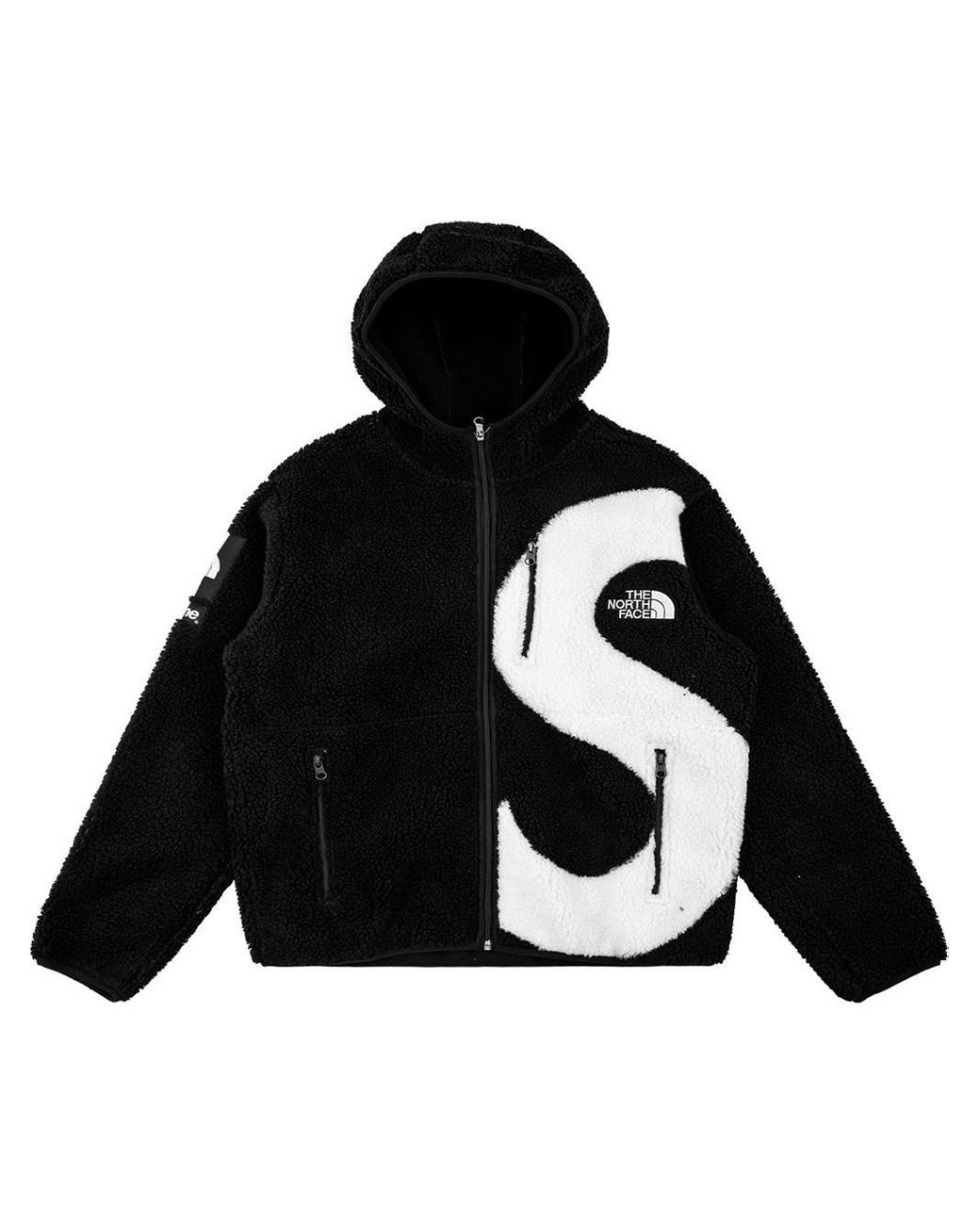 Supreme X The North Face S Logo Fleece Jacket in Black for Men