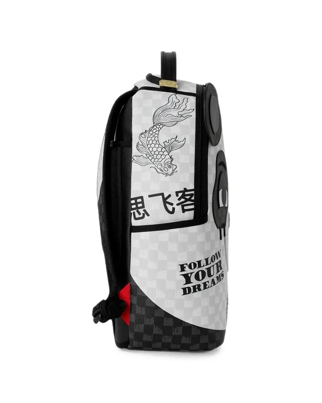Sprayground Black Panda Face Backpack for men