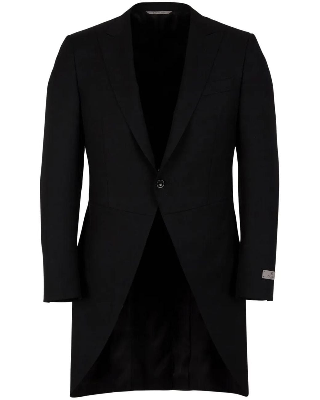 Canali Black Wool Suit Jacket for men