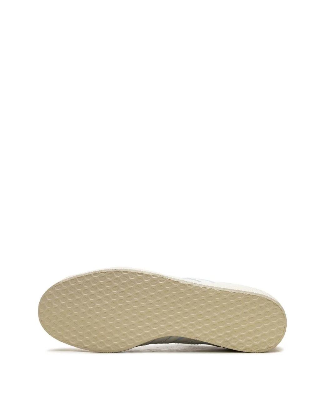 Adidas White Gazelle Leather Sneakers