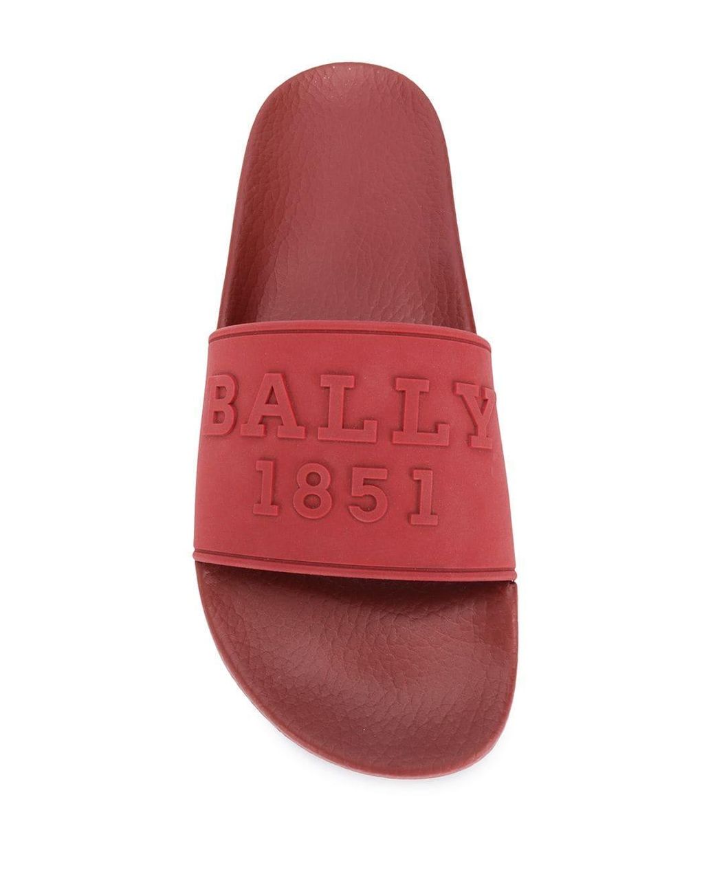 Bally Slaim Slides in Red for Men | Lyst