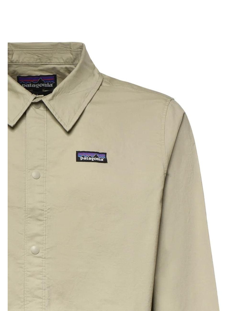 Patagonia Natural Logo-Patch Drawstring Jacket for men