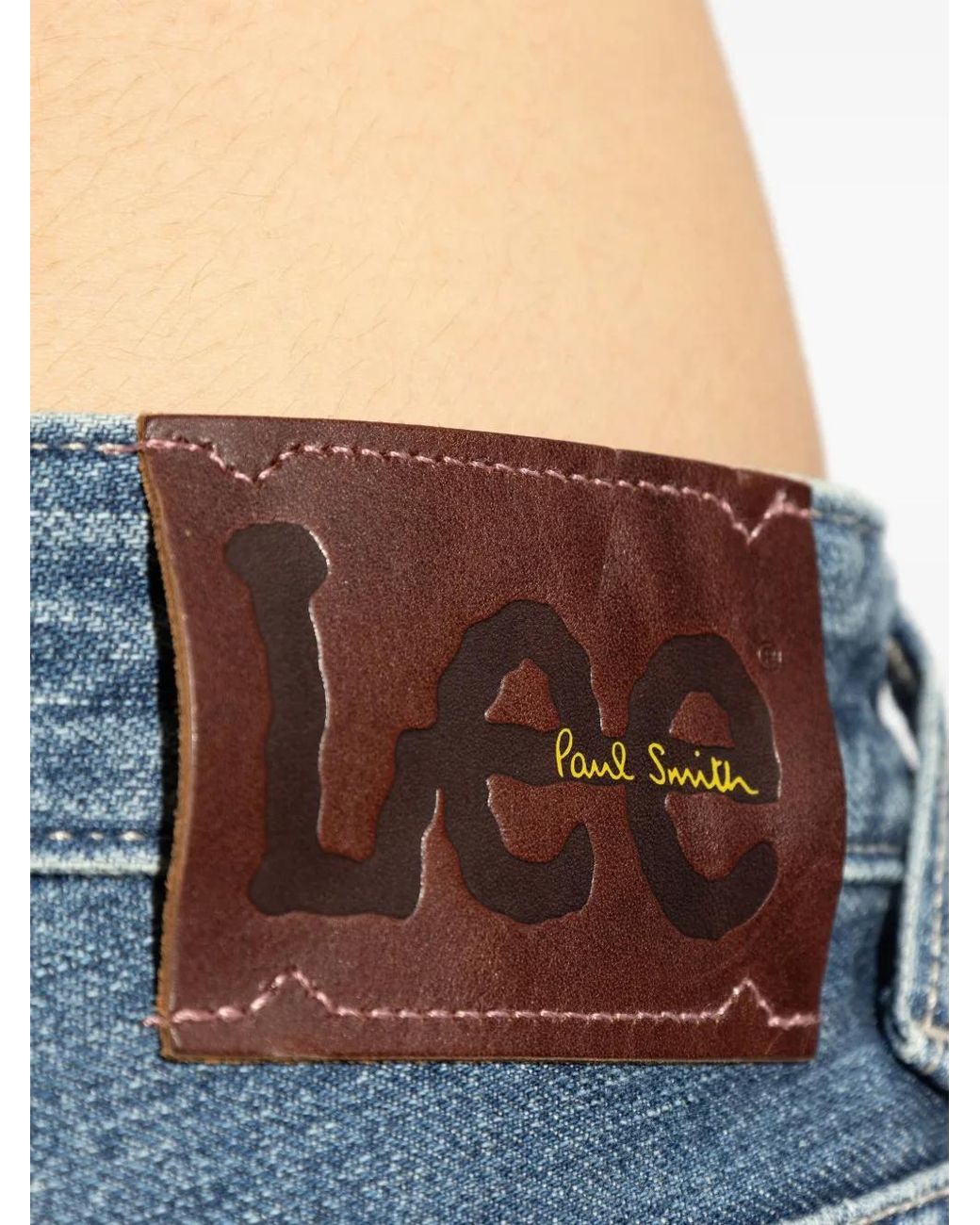 Paul Smith Blue X Lee Straight-Leg Jeans for men