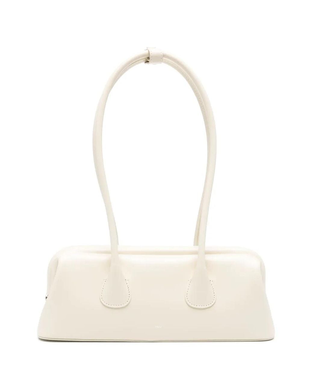 OSOI White Mini Boat Shoulder Bag