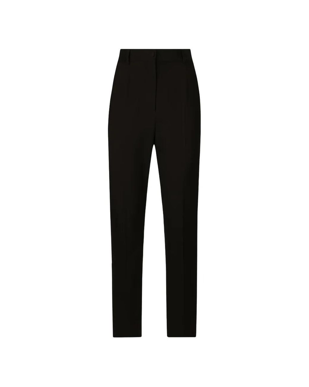 Dolce & Gabbana Black Tailored Twill Pants