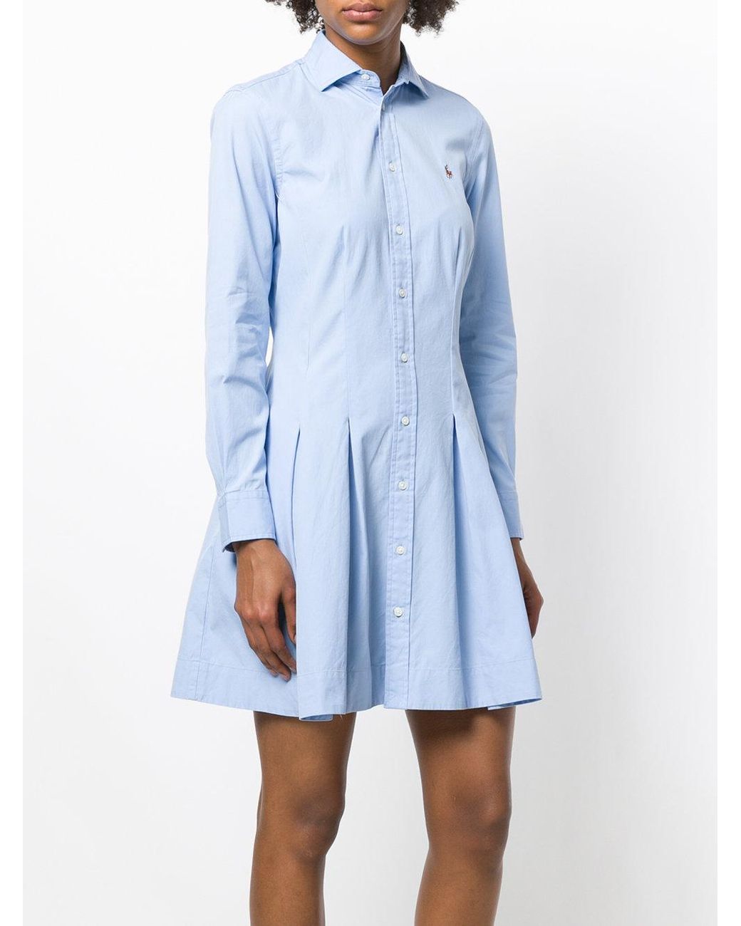 Vestito camicia di Polo Ralph Lauren in Blu | Lyst