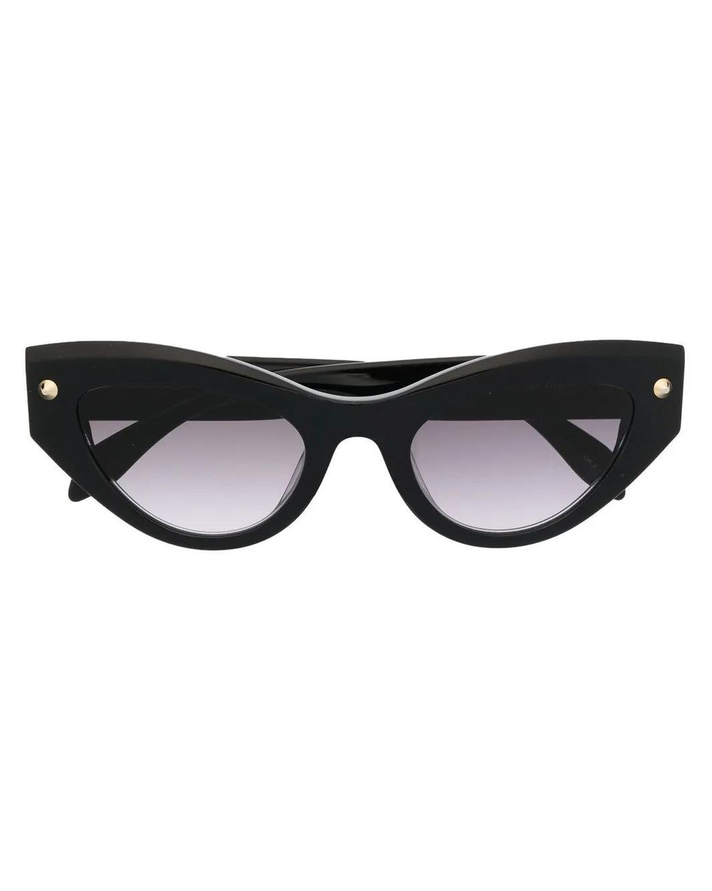 McQueen Black Cat Eye Sunglasses