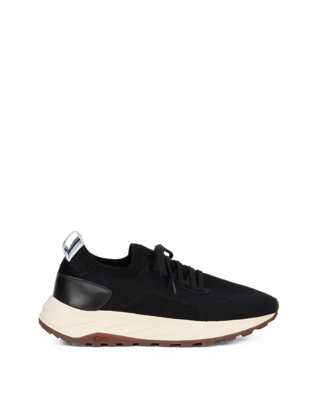 Fedeli Sneakers Mit Gestricktem Mesh in Black für Herren