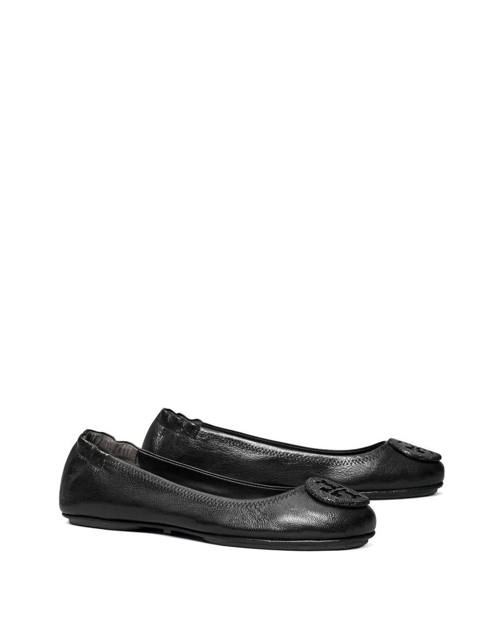 Tory Burch Black Elegant Ballet Flats For