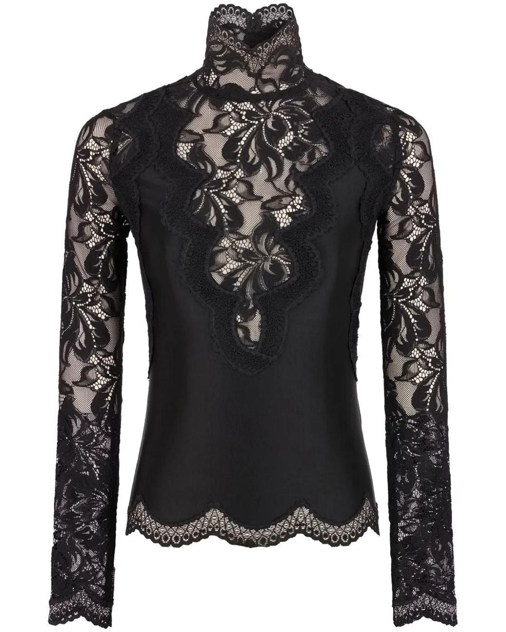 Rabanne Black Long Sleeve Top
