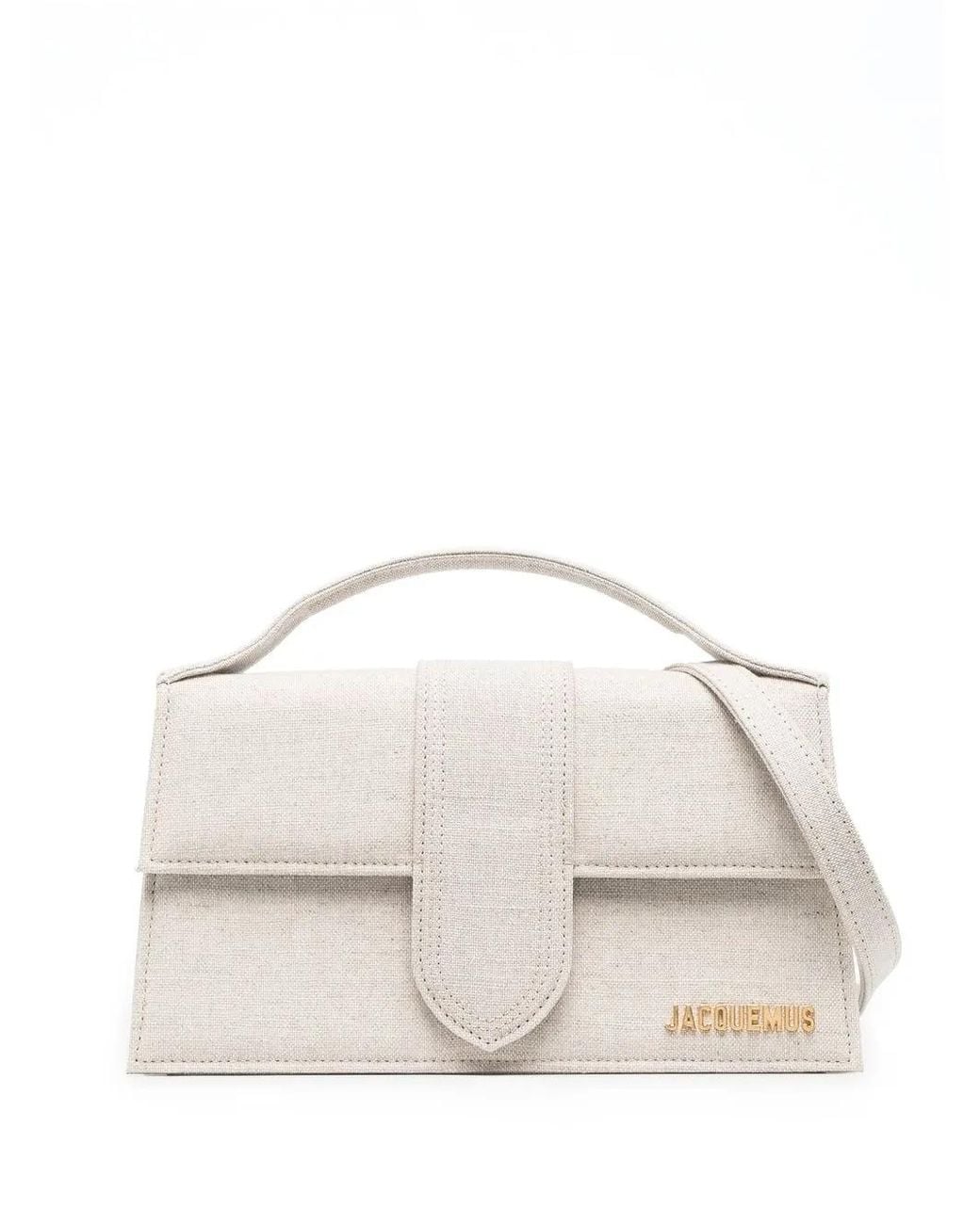 Jacquemus Natural Le Grand Bambino Leather Handbag