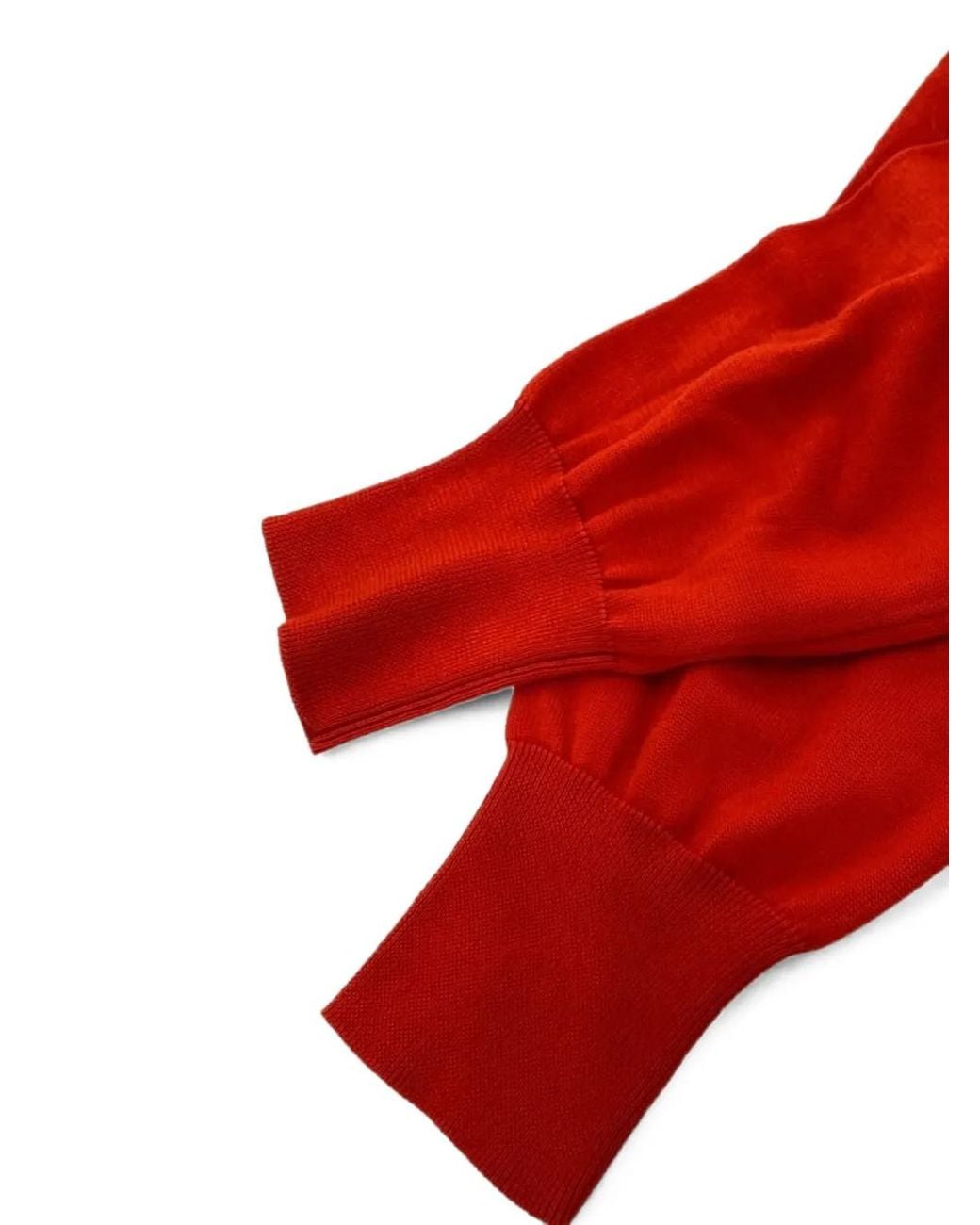 Herno Red Hooded Zip-Up Hoodie for men