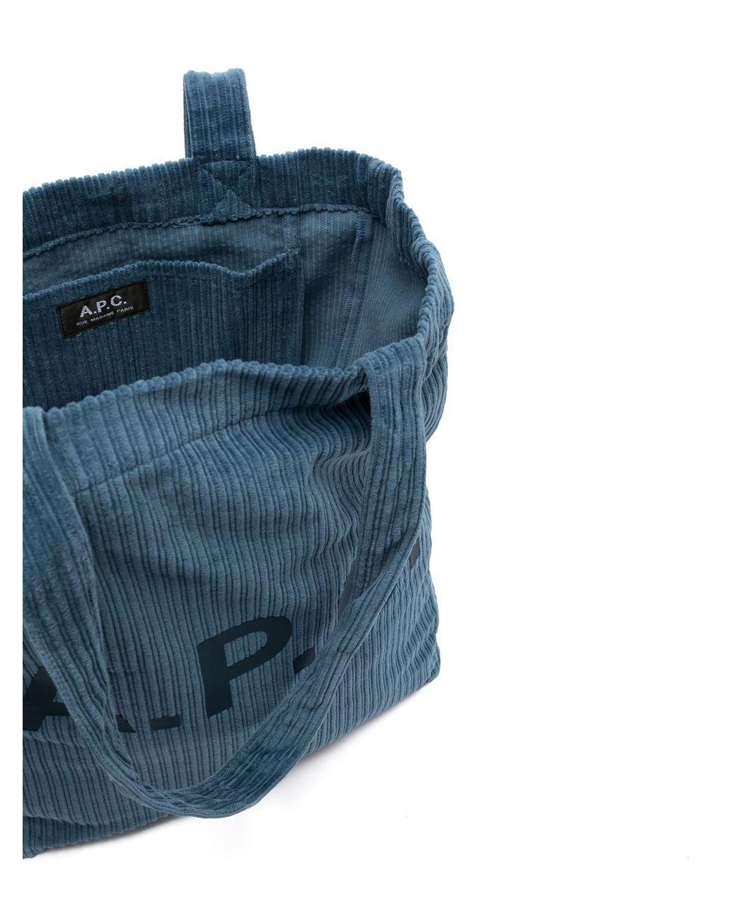 A.P.C. Logo Denim Tote Bag - Farfetch