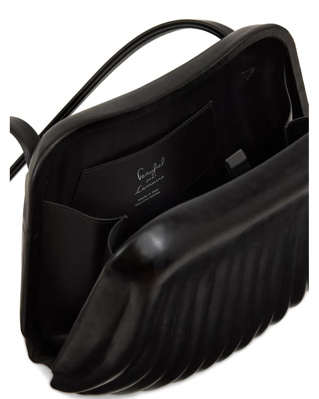 Lemaire Carlos Leather Shoulder Bag in Black Lyst UK