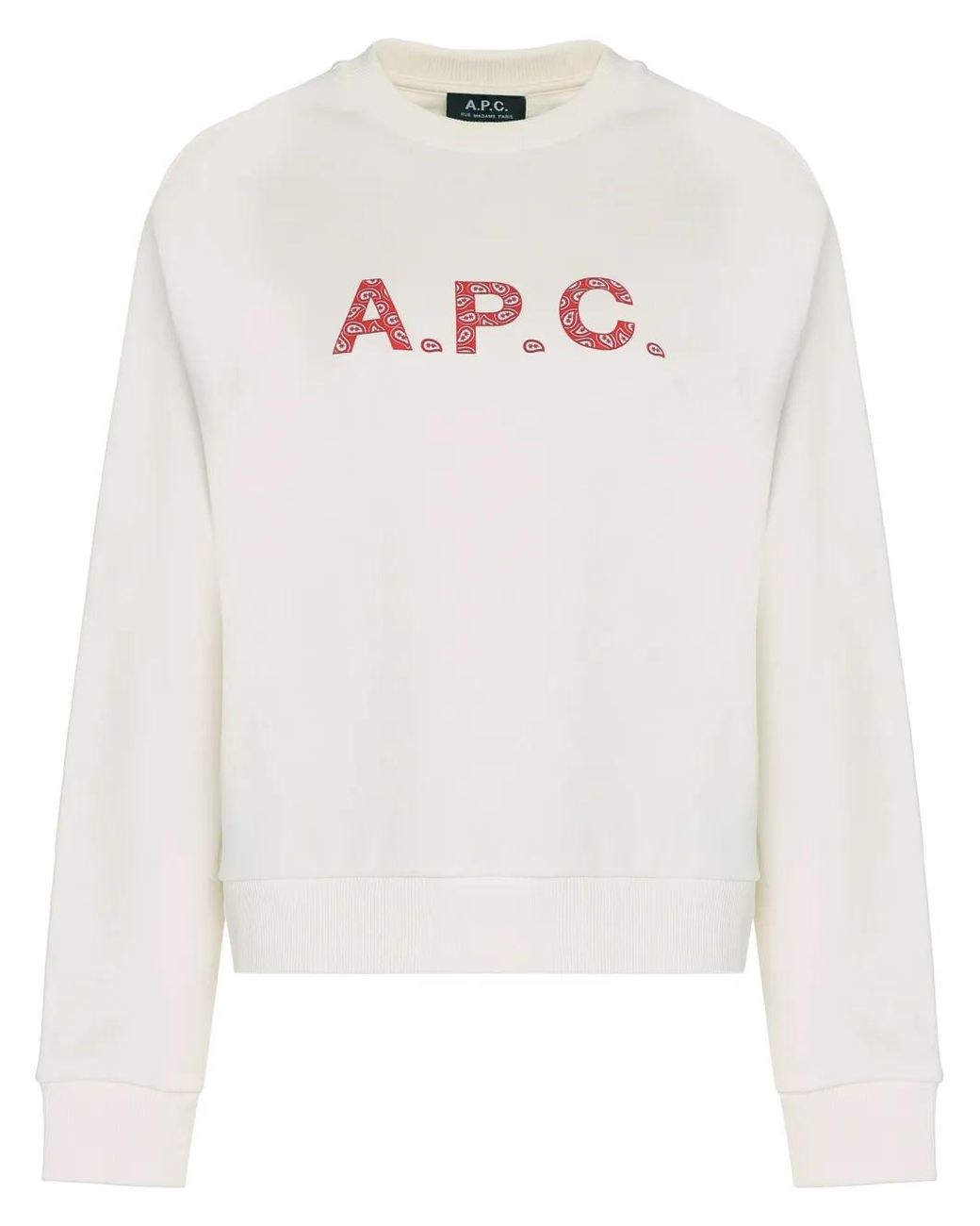 A.P.C. White Patty Sweatshirt